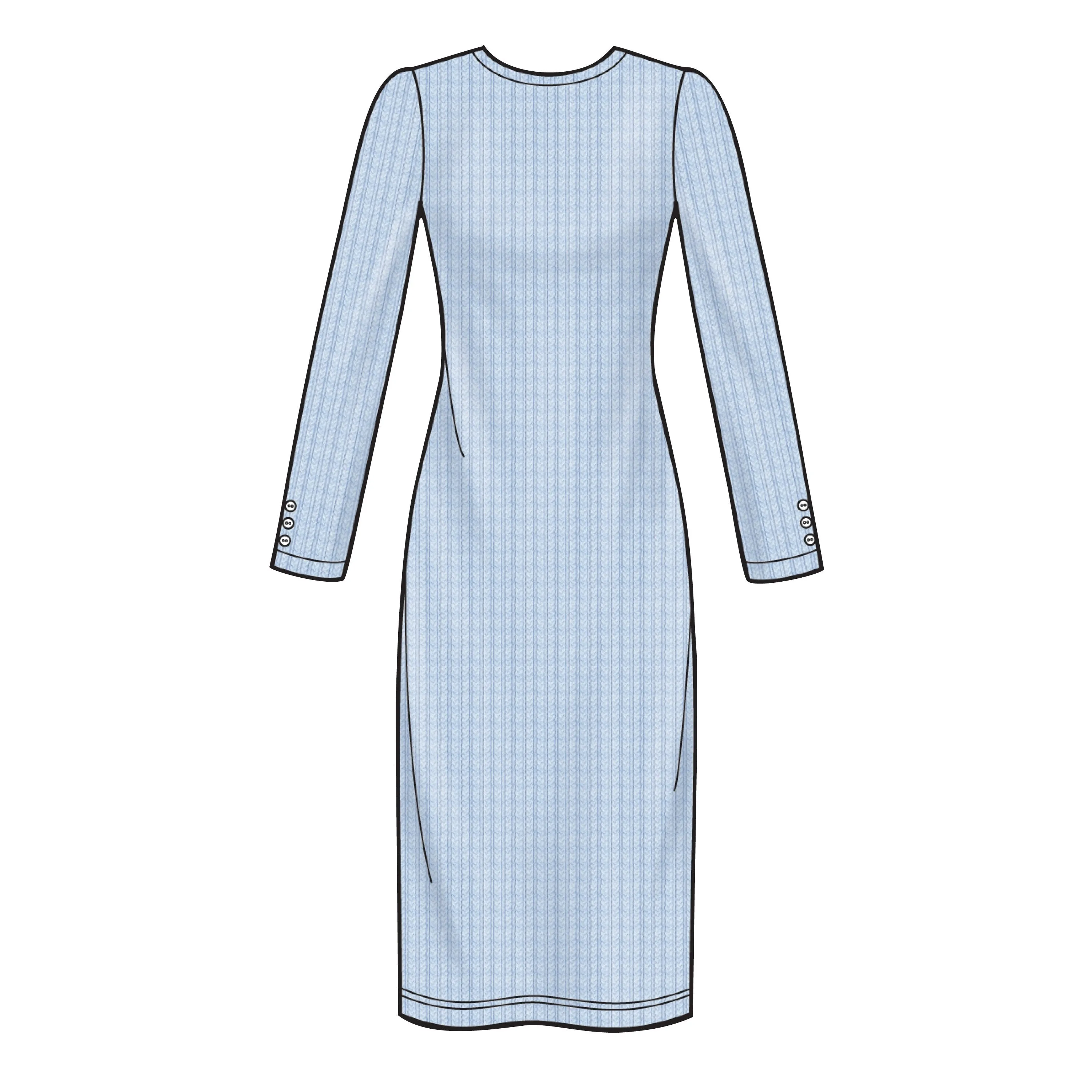 Simplicity Sewing Pattern 8982 Knit Dress, Tops, Skirts