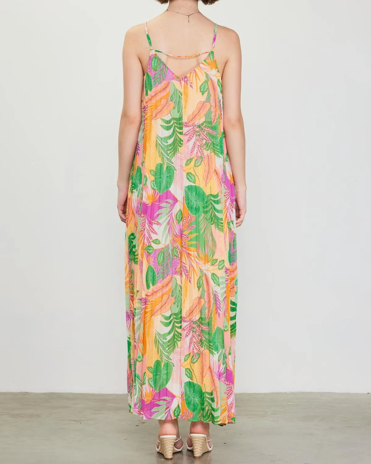Skies Are Blue Sleeveless Printed Maxi Dress - 96107