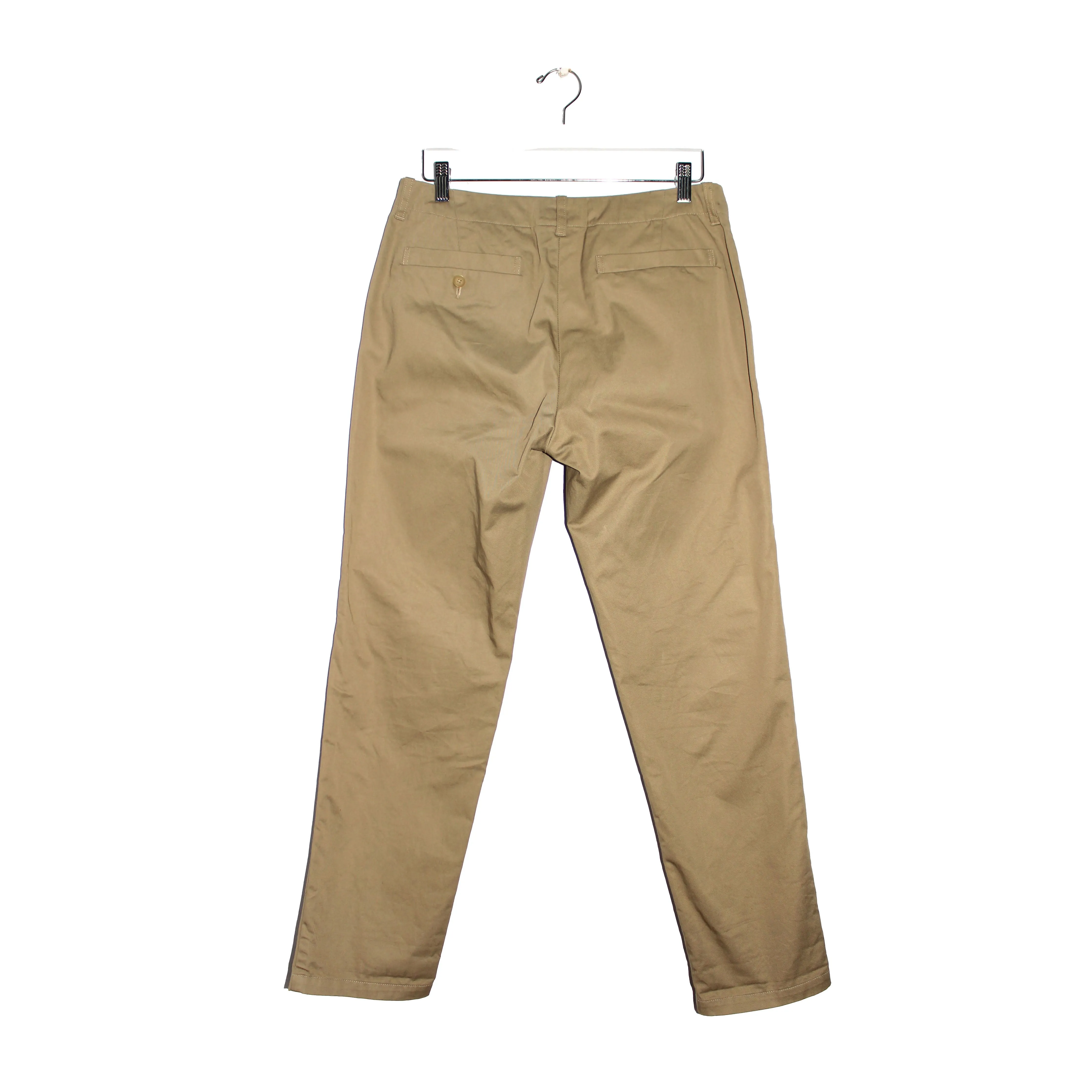 Slim Beige Chino Pants