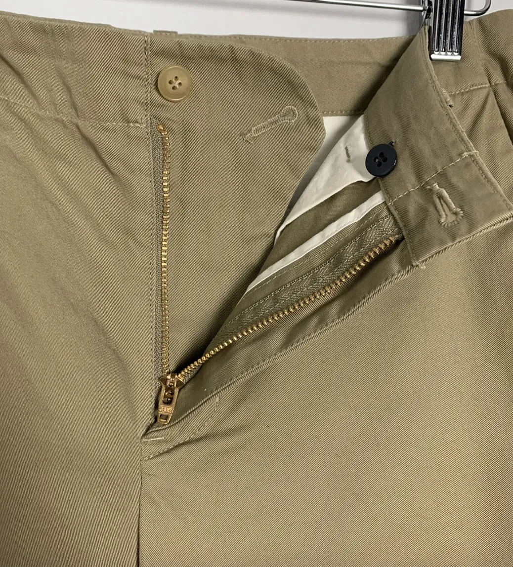 Slim Beige Chino Pants
