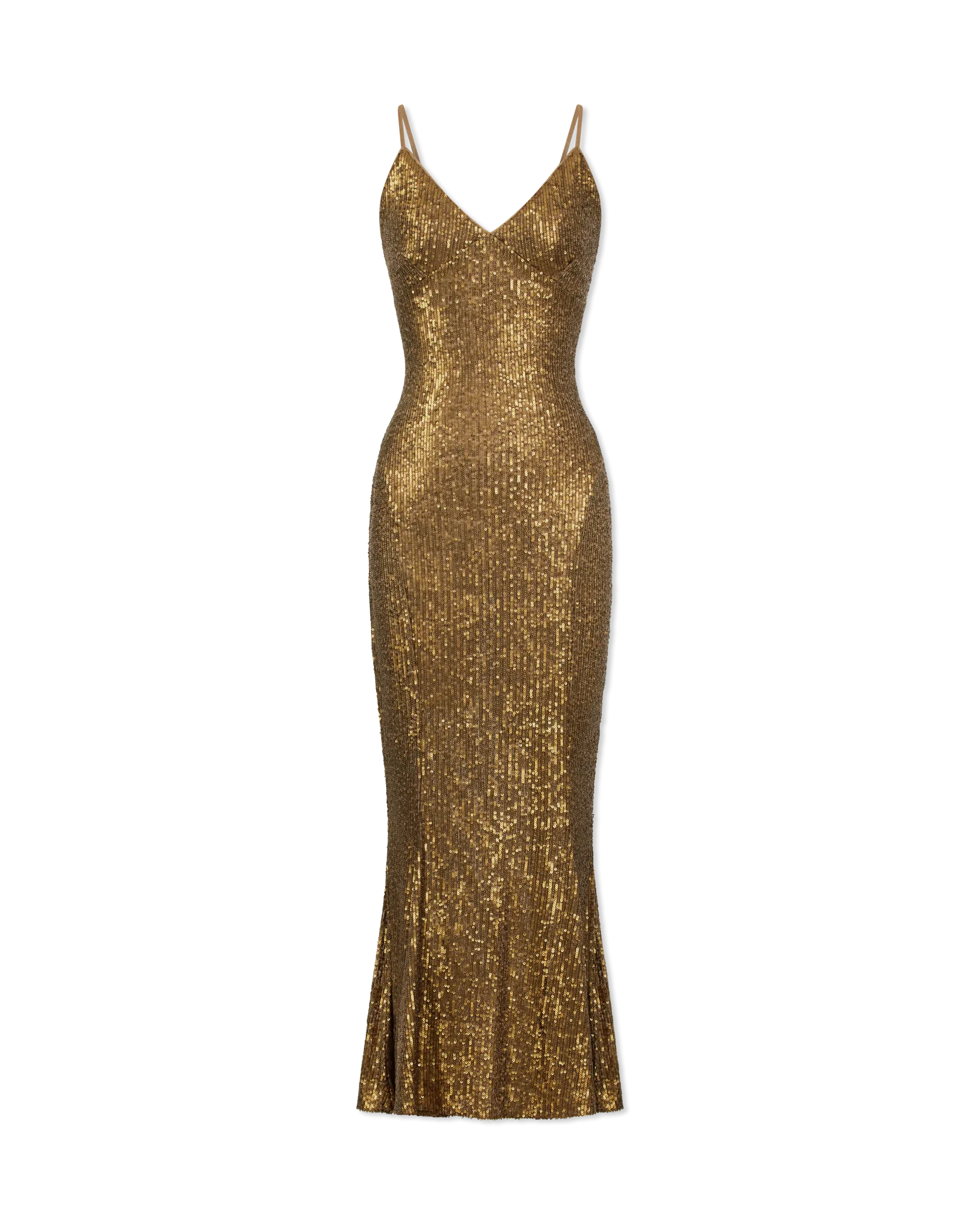 Slip Fishtail to Midcalf Dress