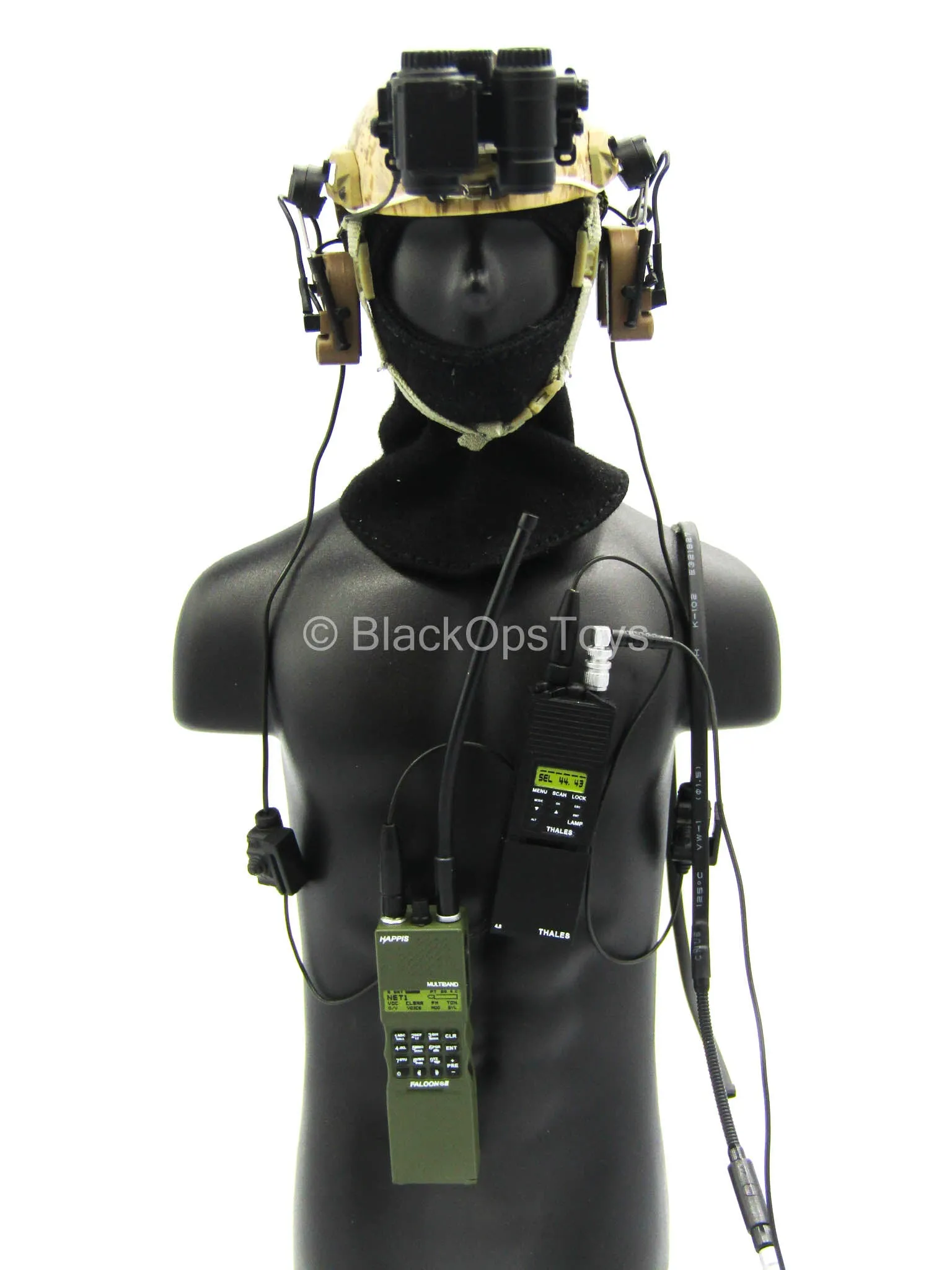SMU Part XIII Recce Element - AOR1 Helmet w/Balaclava & Radio Set