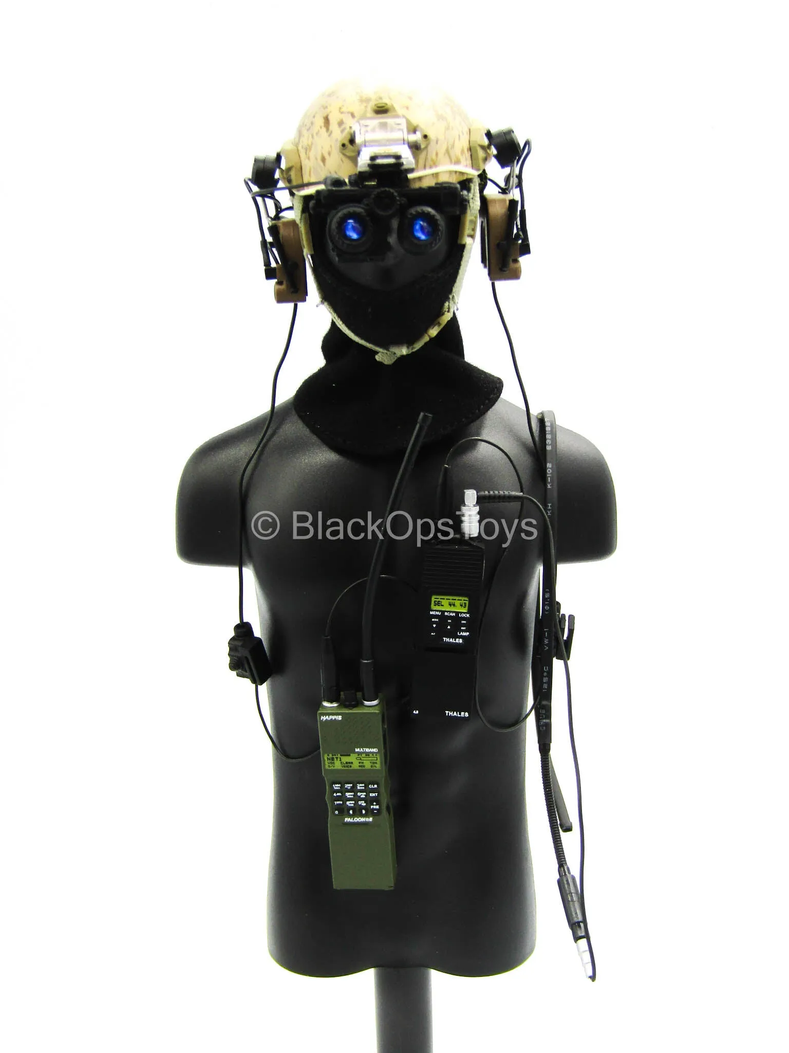 SMU Part XIII Recce Element - AOR1 Helmet w/Balaclava & Radio Set