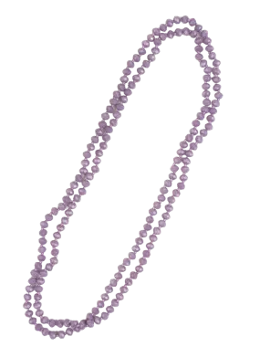 Southern Grace Women's Purple Double Wrap Beaded Necklace