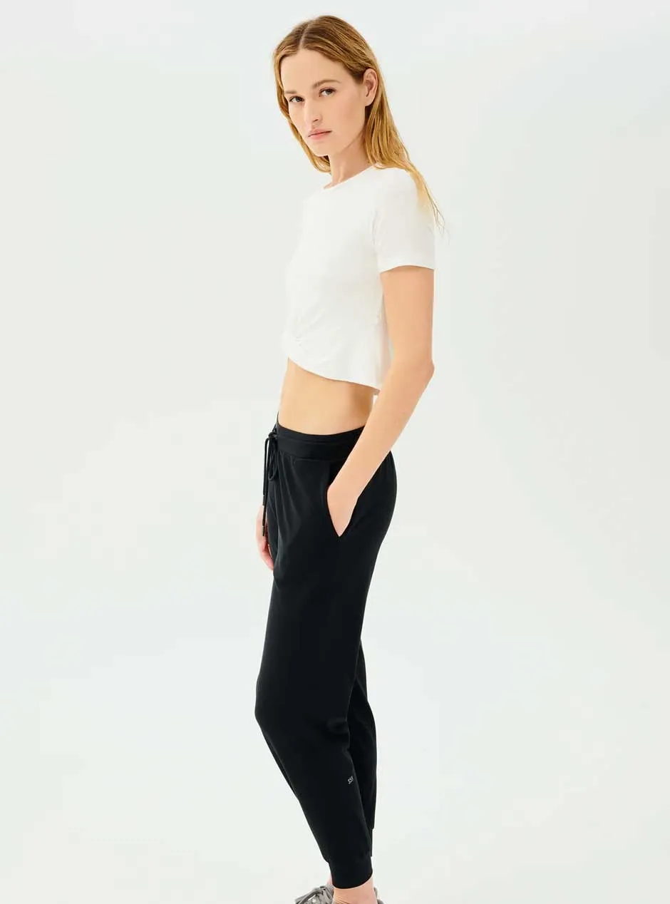 Splits59 Women's Daisy Jersey Cropped Tee - Ivory