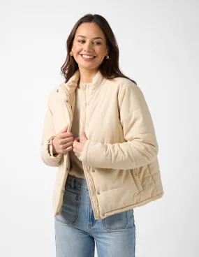 STELLA ESSENTIALS Cordelia Puffer Jacket - Natural