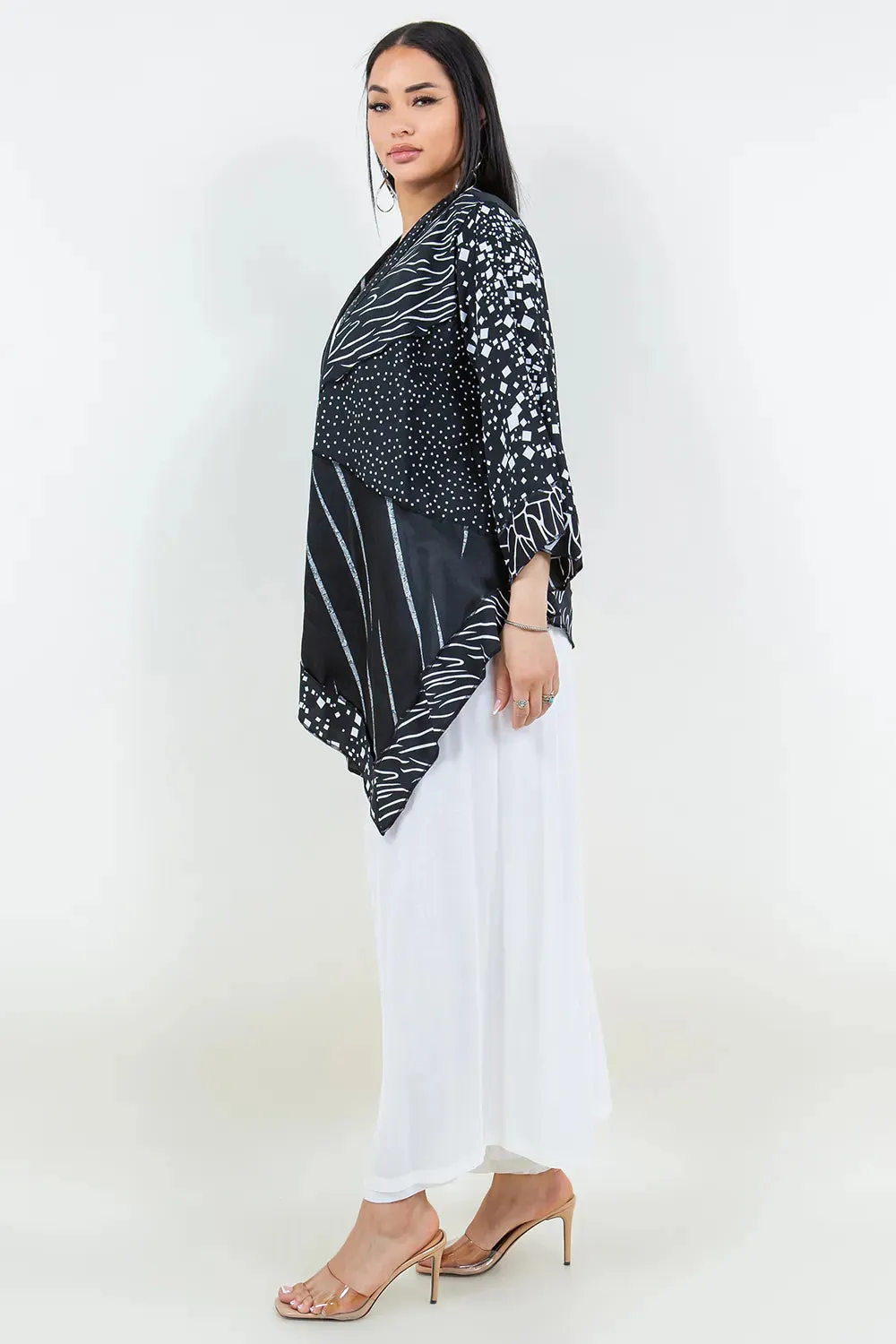 Sterling Style Short Butterfly Jacket - 5929SBJ BLACK/WHITE