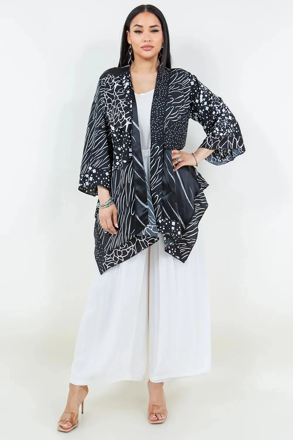 Sterling Style Short Butterfly Jacket - 5929SBJ BLACK/WHITE