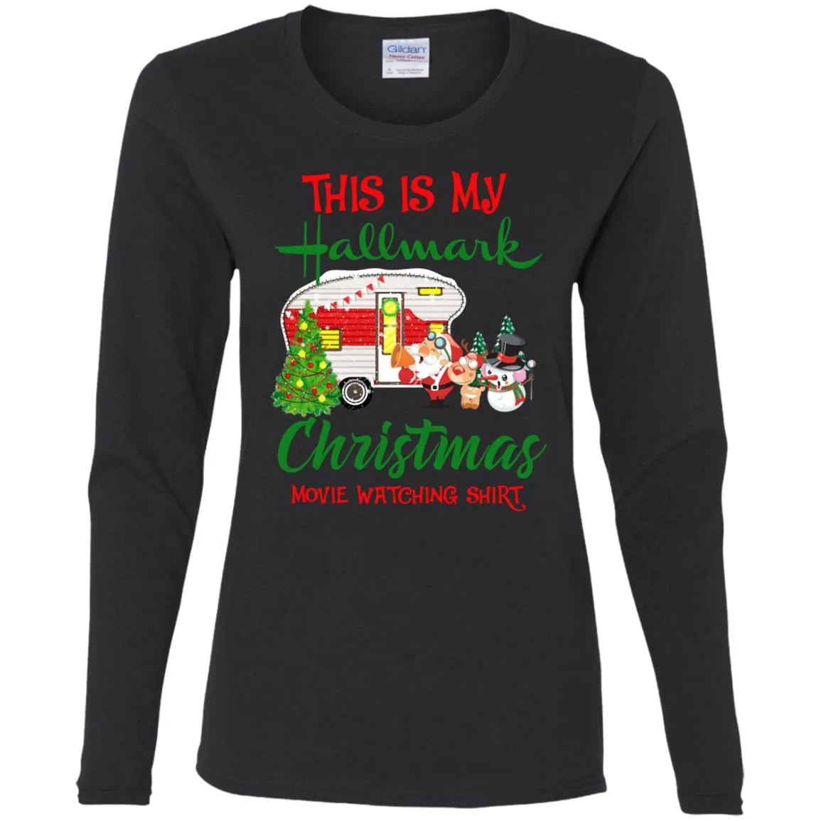 This Is My Hallmark Christmas Movie Watching Women Long Sleeve Shirt