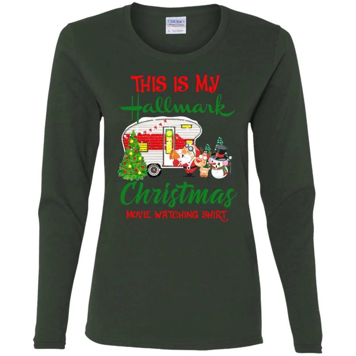 This Is My Hallmark Christmas Movie Watching Women Long Sleeve Shirt
