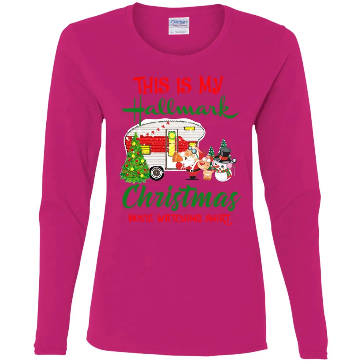 This Is My Hallmark Christmas Movie Watching Women Long Sleeve Shirt