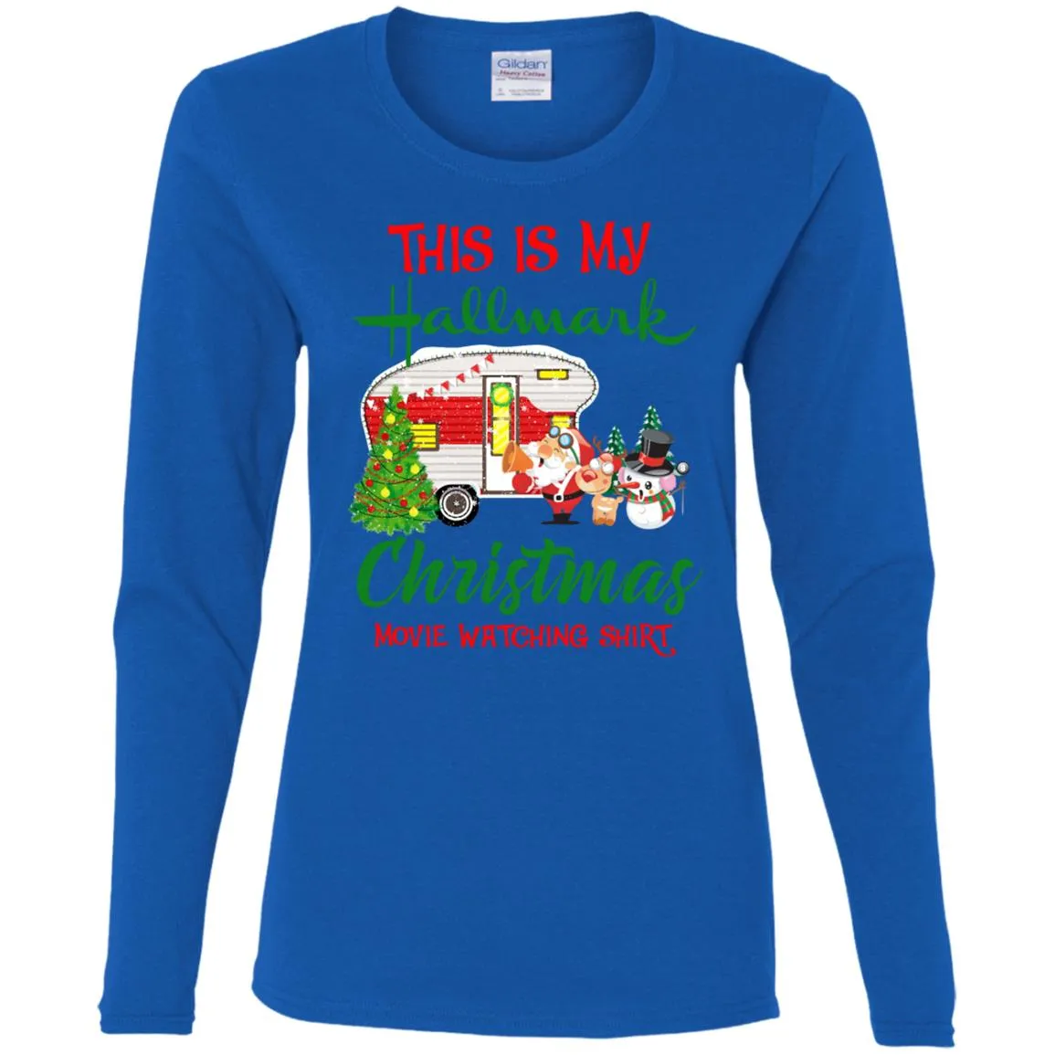 This Is My Hallmark Christmas Movie Watching Women Long Sleeve Shirt