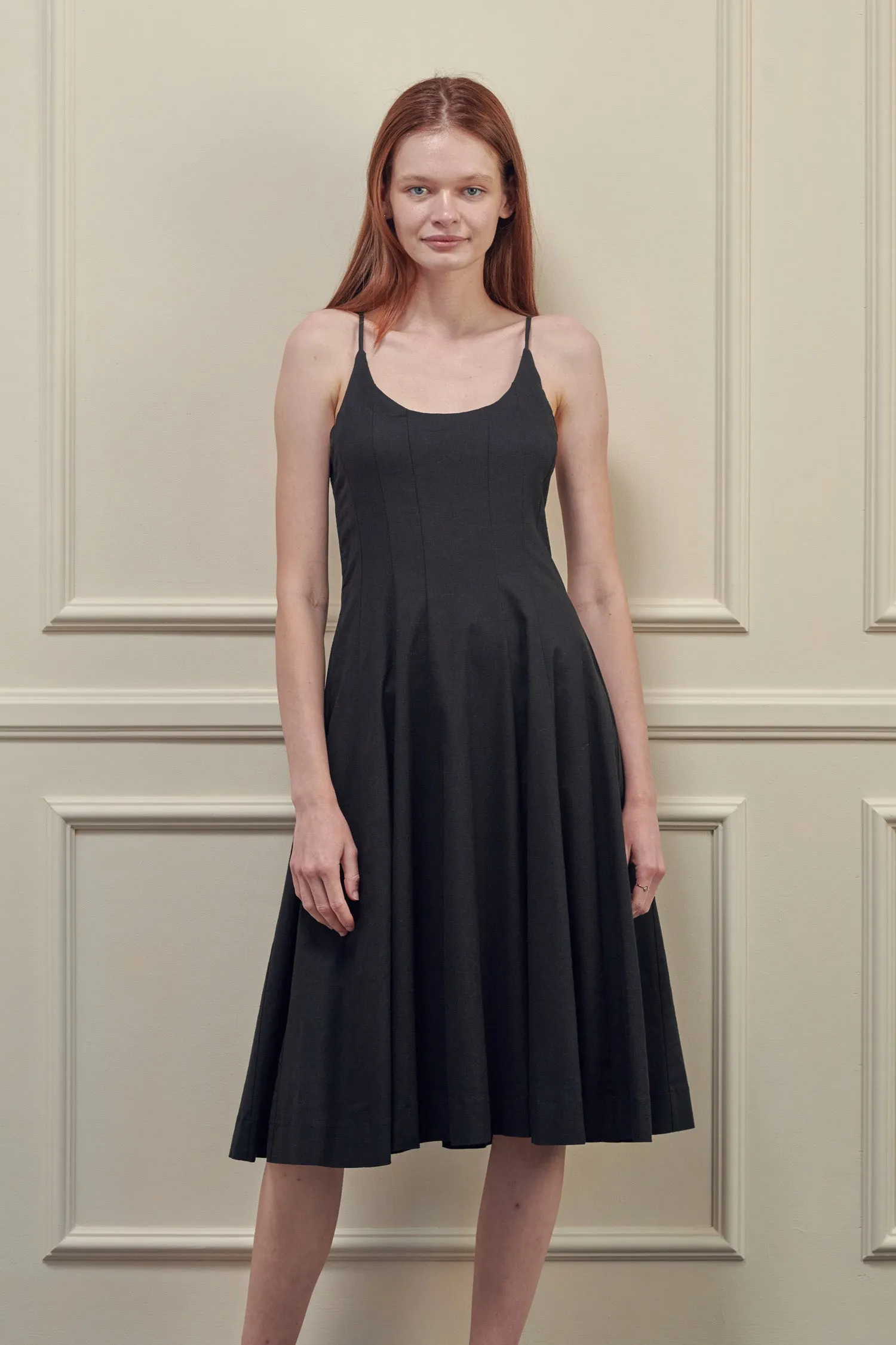Tie back midi dress