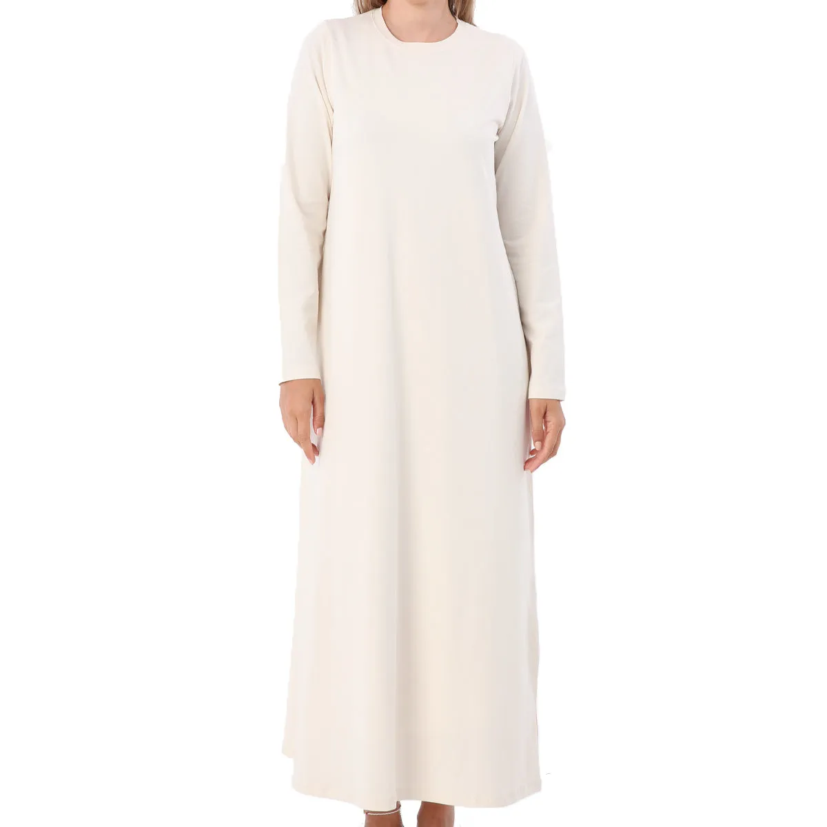 TLD Women Allday Ecru Sleeveless Slip Dress - Agrínio