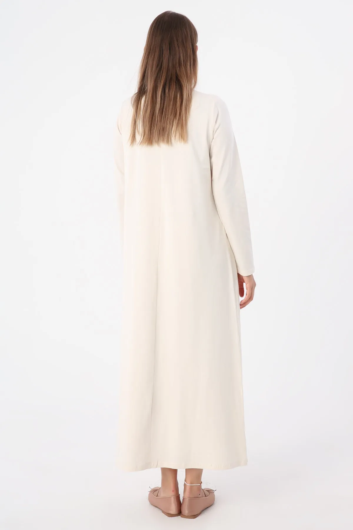 TLD Women Allday Ecru Sleeveless Slip Dress - Agrínio