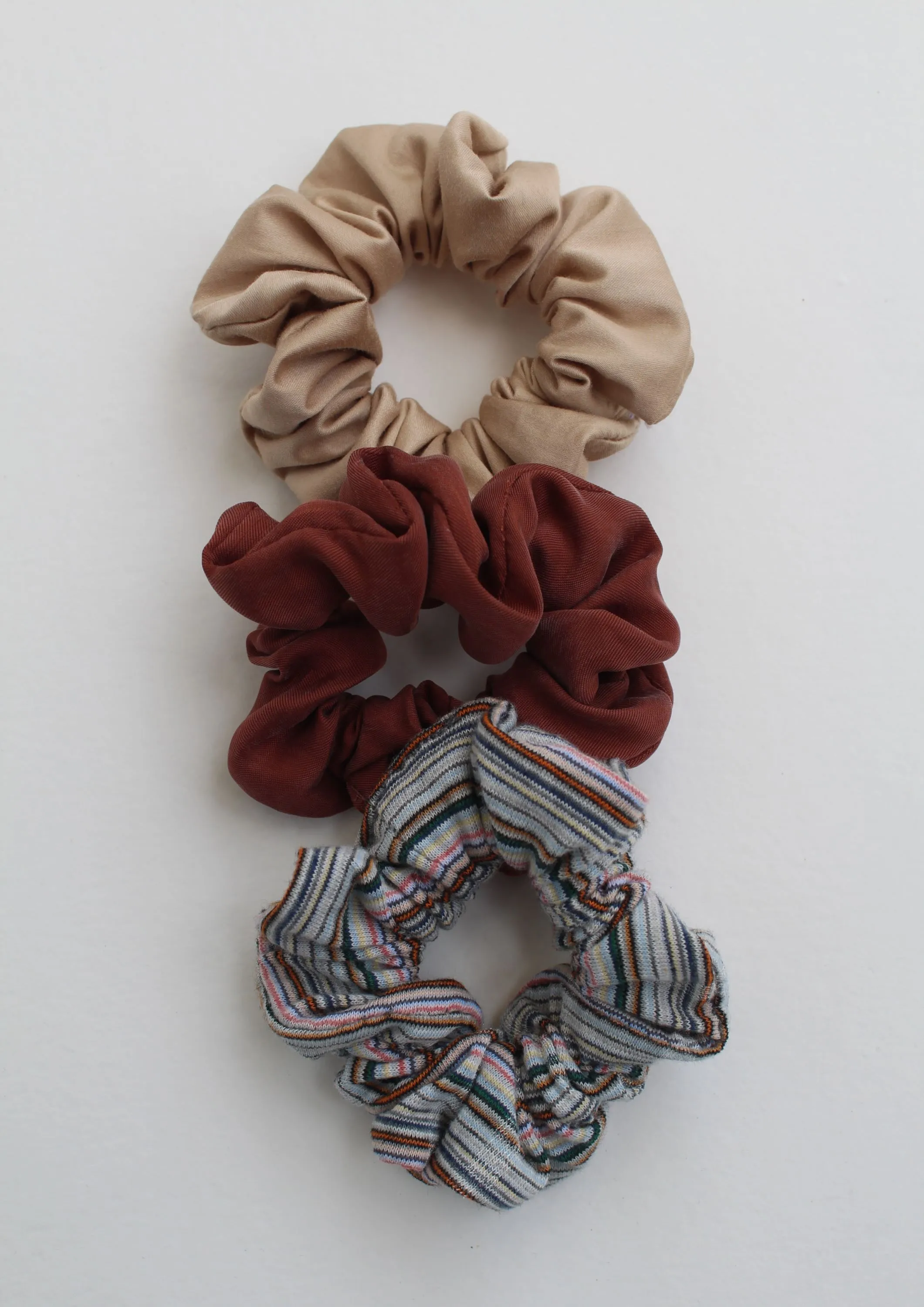 Trio Scrunchies Stripes