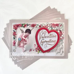 Valentine Greeting - Layering PostCards