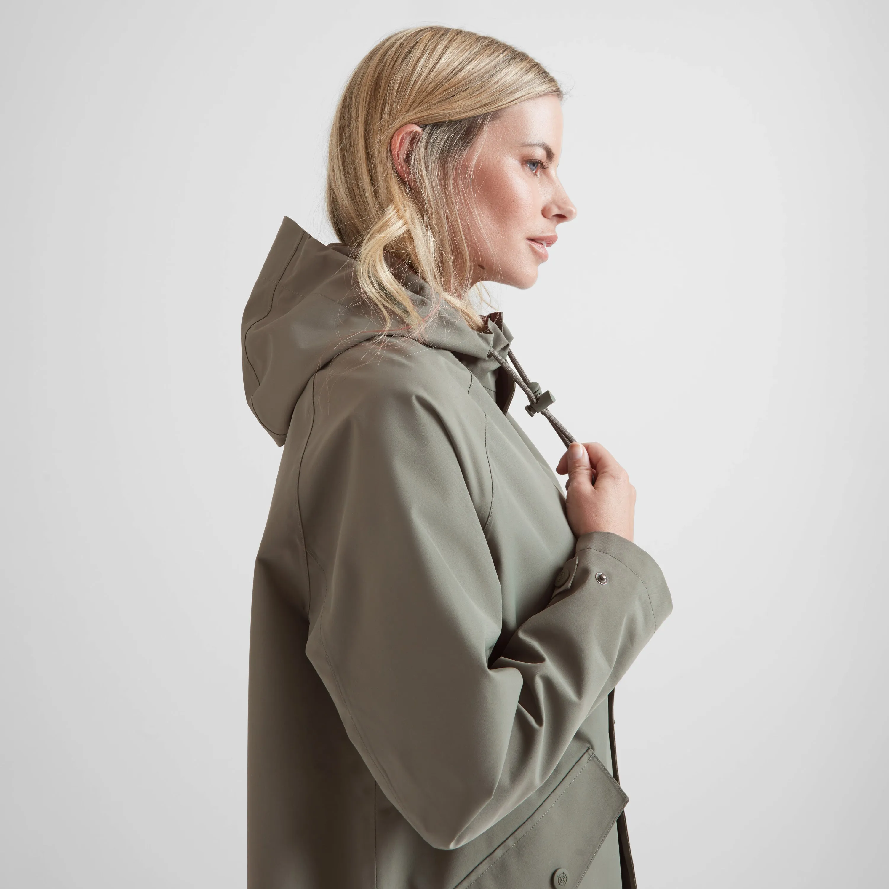 Vena Womens Waterproof Jacket - Pale Khaki