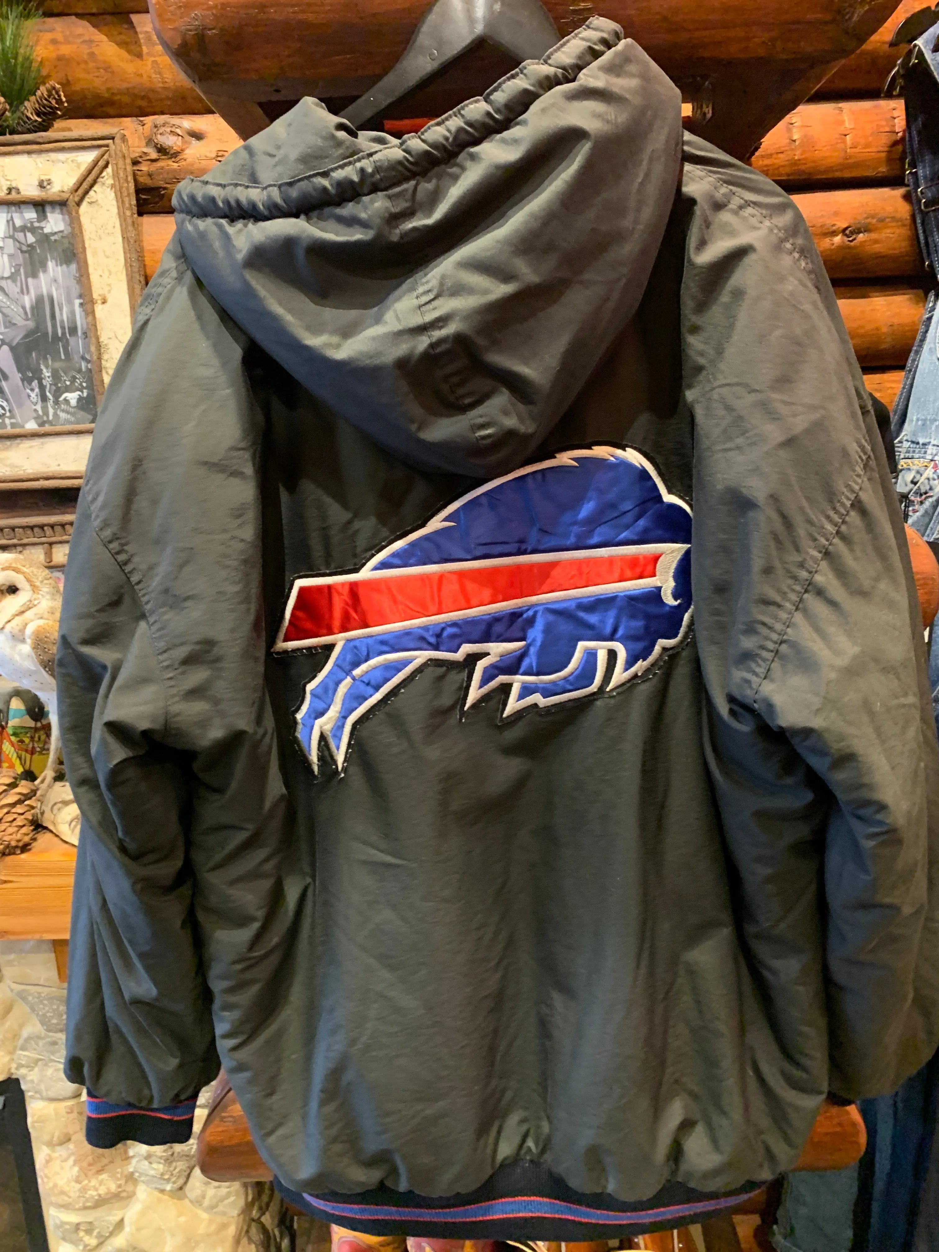 Vintage Buffalo Bills Starter Puffer Jacket, XL