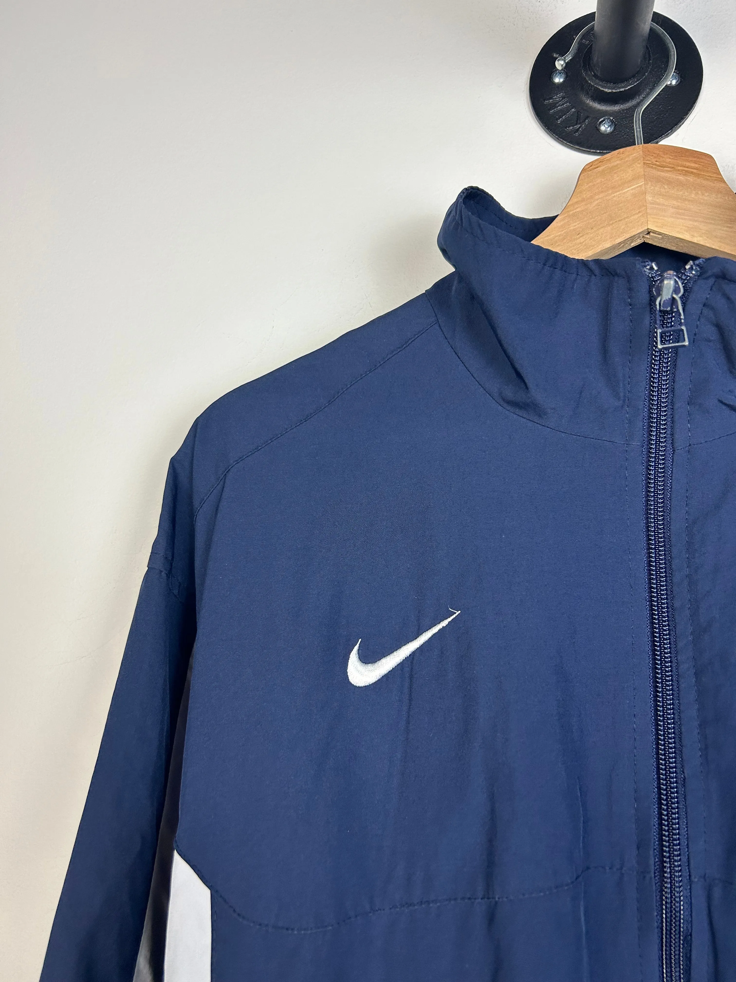 Vintage Nike Freeport Basketball Navy Windbreaker
