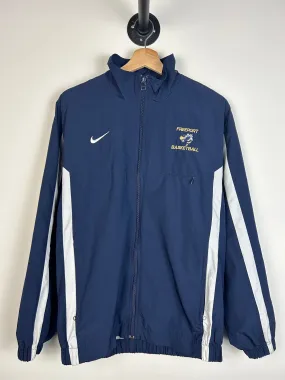 Vintage Nike Freeport Basketball Navy Windbreaker