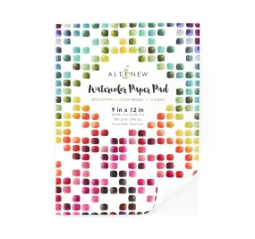 Watercolor Paper Pad (9"x 12")