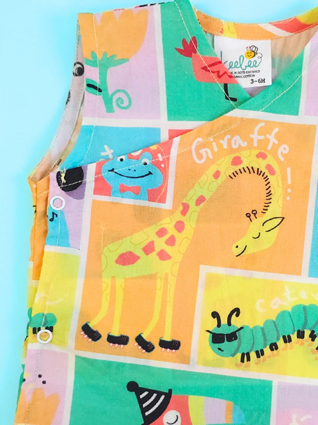 Zoo Crew - Organic Cotton Printed Baby Jabla
