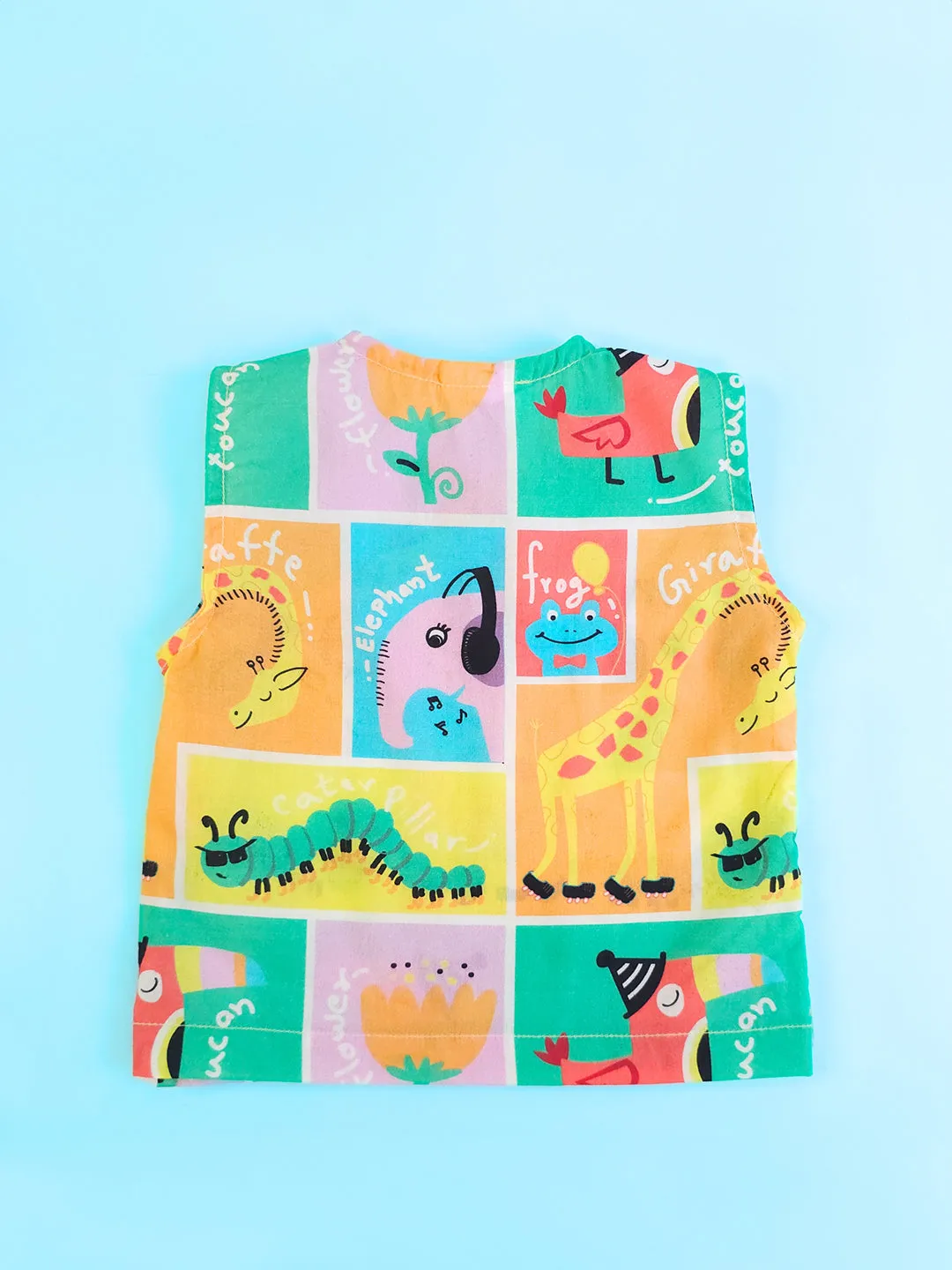 Zoo Crew - Organic Cotton Printed Baby Jabla